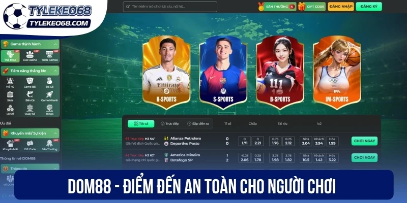 Dom88 - Điểm đến an toàn cho người chơi