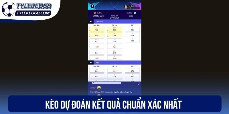 Rikvip - Thương Hiệu Cung Cấp Tỷ Lệ Kèo Siêu Chất Lượng 3 Kèo dự đoán kết quả chuẩn xác nhất