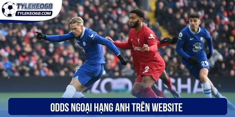 Odds Ngoại hạng Anh trên website